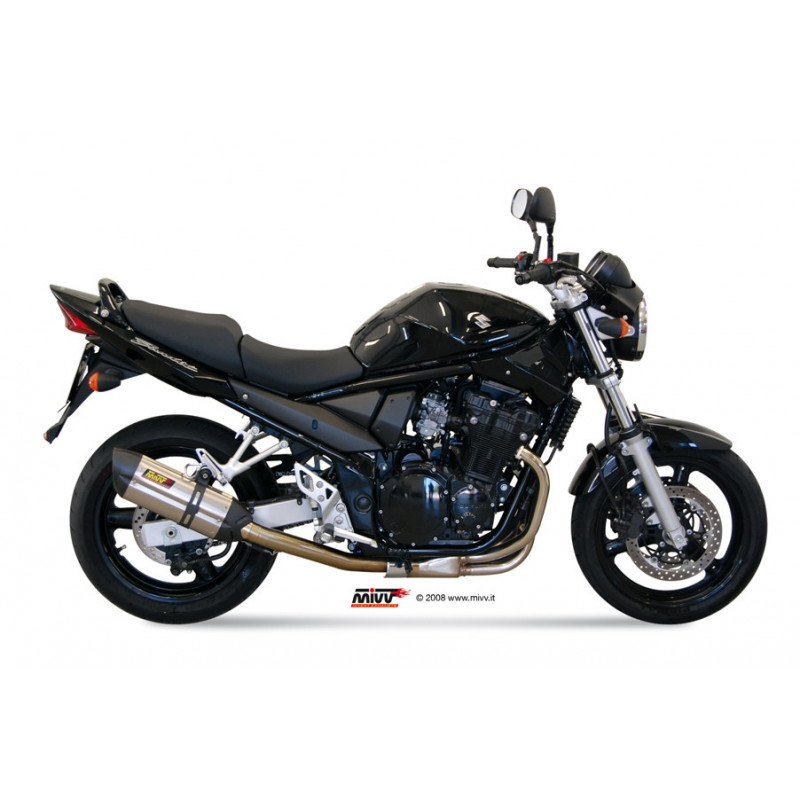 Homologierter Endschalldämpfer Mivv Suono Edelstahl Suzuki Bandit 650 05-06
