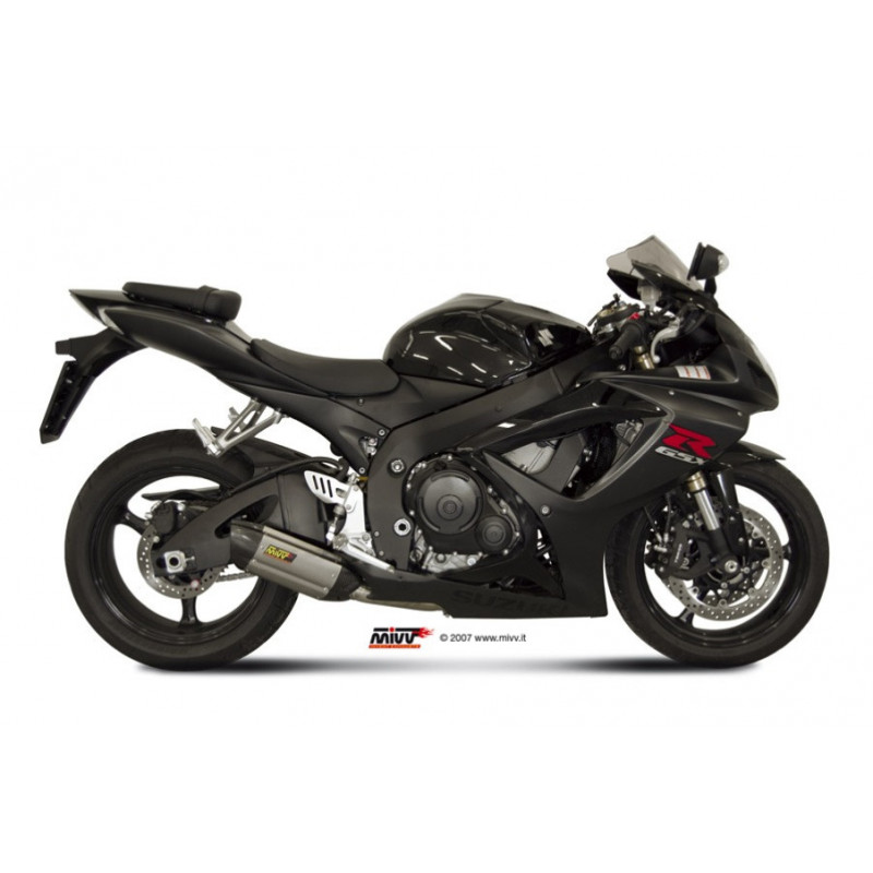 Muffler Street Legal Mivv Suono Inox Suzuki GSX-R 600 06-07