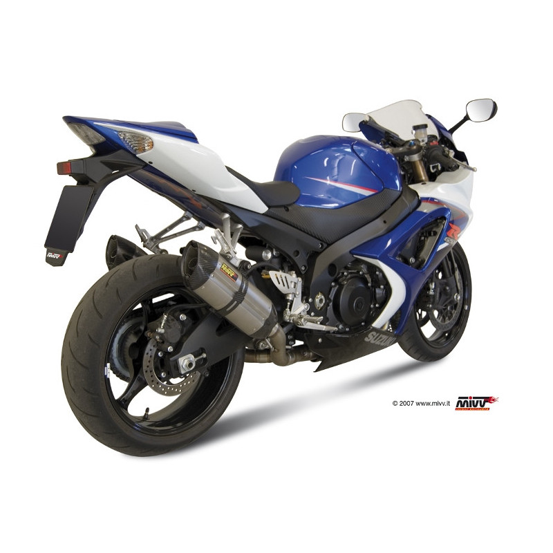 Terminal homologado Mivv Suono acero inoxidable Suzuki GSX-R 100… | MotoGM