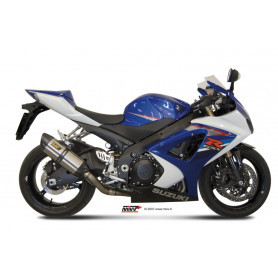 Homologierter Endschalldämpfer Mivv Suono Edelstahl Suzuki GSX-R 1000 07-08