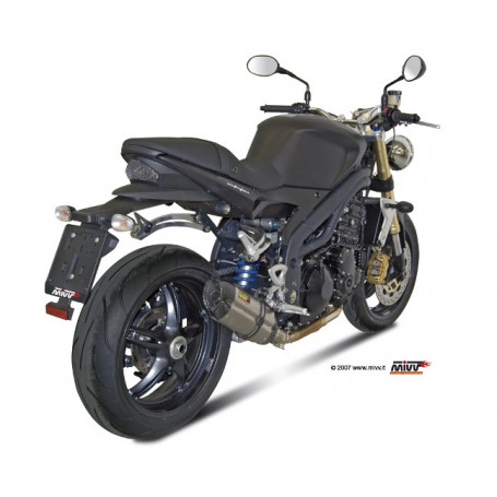 Silencieux Homologués Mivv Suono Inox Triumph Speed Triple 07-