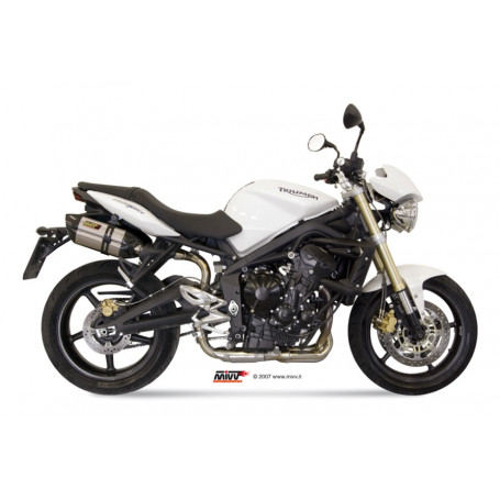 Terminale omologato Mivv Suono Inox Triumph Street Triple 07-