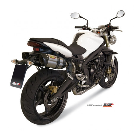Terminal homologado Mivv Suono acero inoxidable Triumph Street Triple 07-