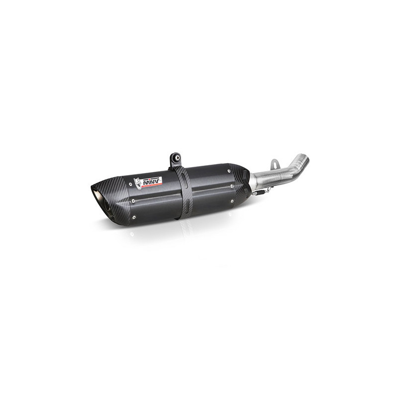 Terminal homologado Mivv Suono Steel Black Yamaha TDM 900 02-