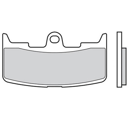 Brake Pads Brembo Sintered Street (1 couple for 1 Disk), 07GR68SA