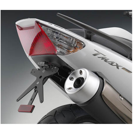 Portatarga regolabile "FOX" Rizoma con luce targa led  per Yamaha T-Max 08-