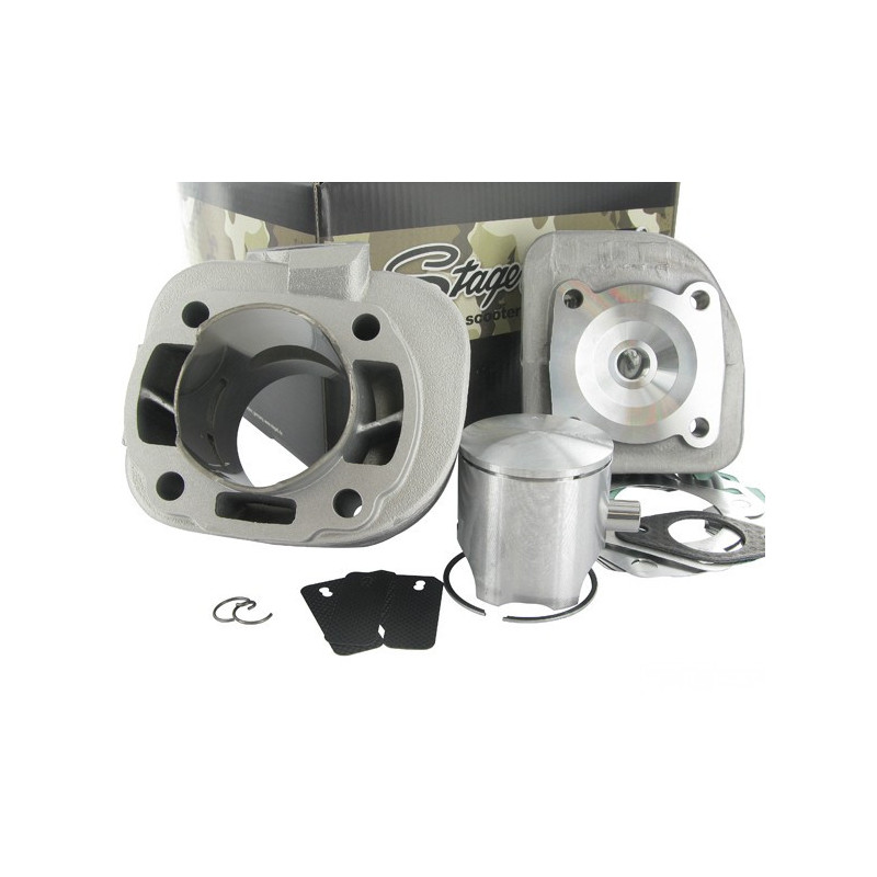 Cilinderkit Stage6 STREETRACE 70cc, gietijzer, d=47mm voor Minarelli LC