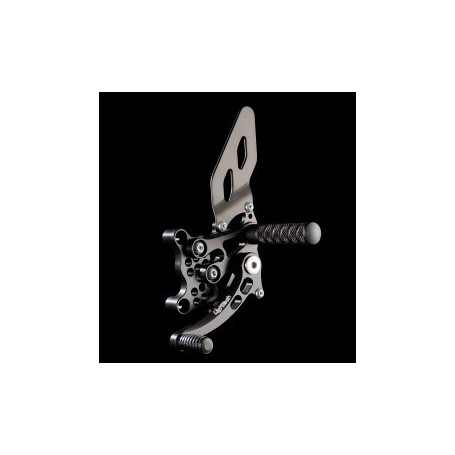Kit commandes reculees Lightech avec repose pied fixe pour Ducati 749/999