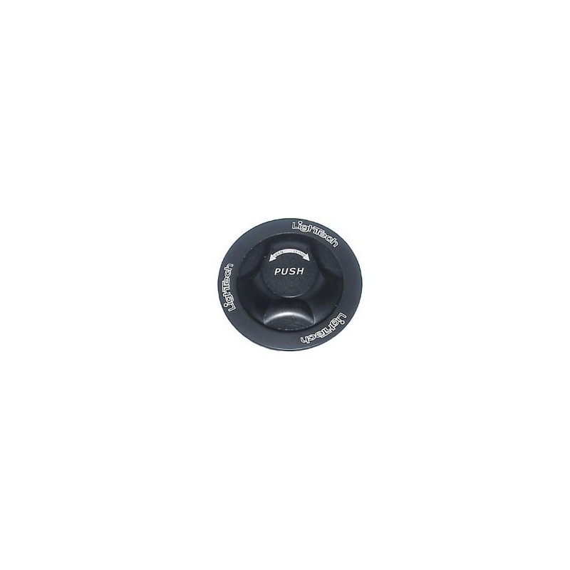 Ersatz-Mitteldeckel für Tankdeckel sgancio rapido Lightech schwarz