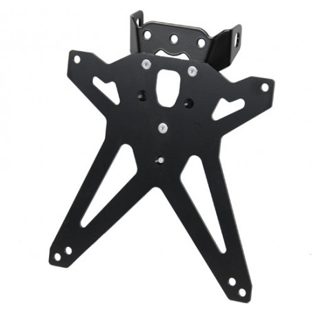 Portatarga Lightech regolabile con montaggio frecce piccole/standard e luce targa per BMW S 1000 RR