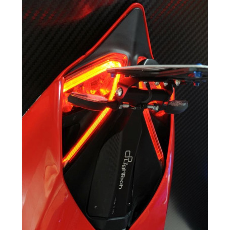 Portatarga Lightech regolabile con luce targa led omolog. e catadiottro per Ducati 1199 Panigale