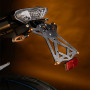Lightech adjustable license plate brackets with retroreflector and rear light Yamaha MT-09