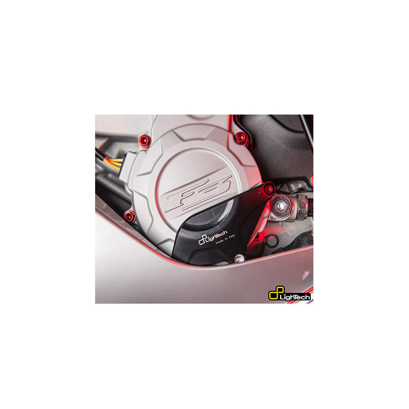 Protezione alternatore in Ergal nero Lightech sinistro per MV Agusta F3 800 13-