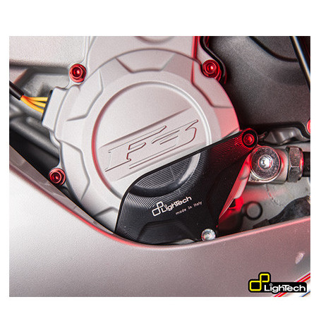 Lightech alternator protection system ergal (Left side) for MV Agusta F3 800 13-  black color