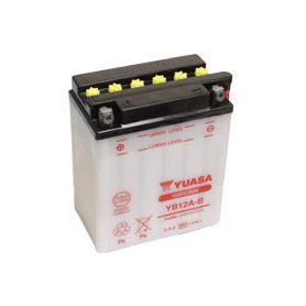 Yuasa Battery YB12A-B 12 A, Left polarity | MotoGM