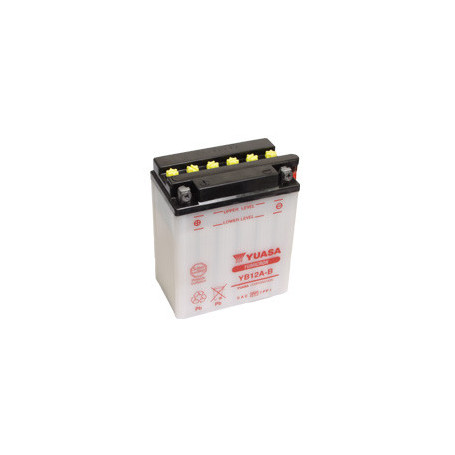 Yuasa Battery YB12A-B 12 A, Left polarity | MotoGM