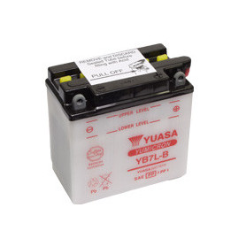 Batería Yuasa YB7L-B 8 A, positivo DX | MotoGM