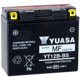 Yuasa Battery YT12B-BS  10A, Left polarity | MotoGM
