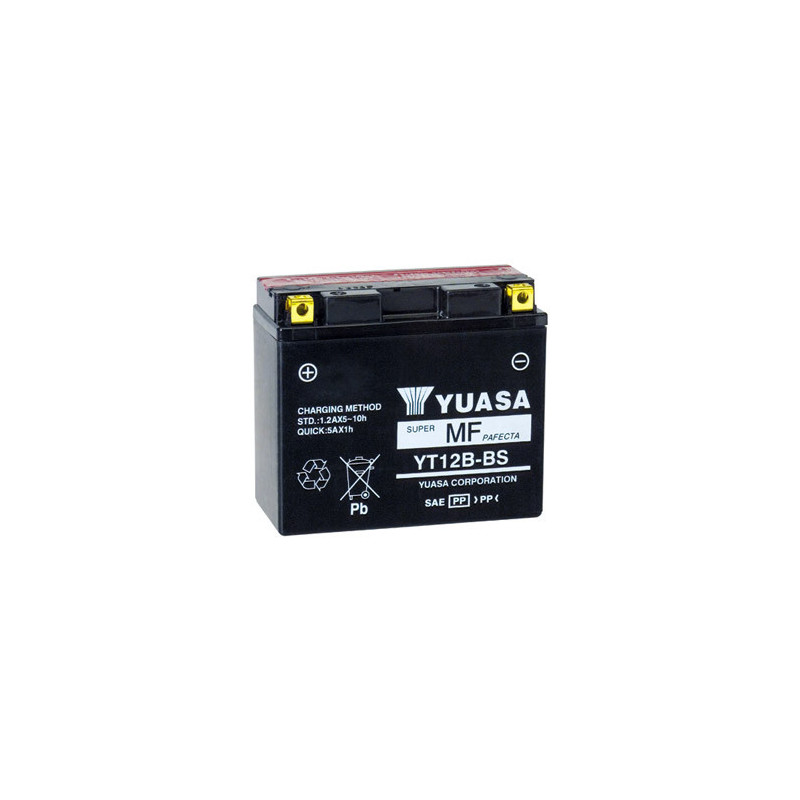 Batterie Yuasa YT12B-BS 10A, positiv SX Batterie Yuasa YT12B-BS 10A, positiv SX
