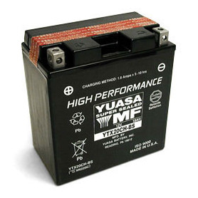 Batería Yuasa YTX20CH-BS 18A, positivo SX | MotoGM