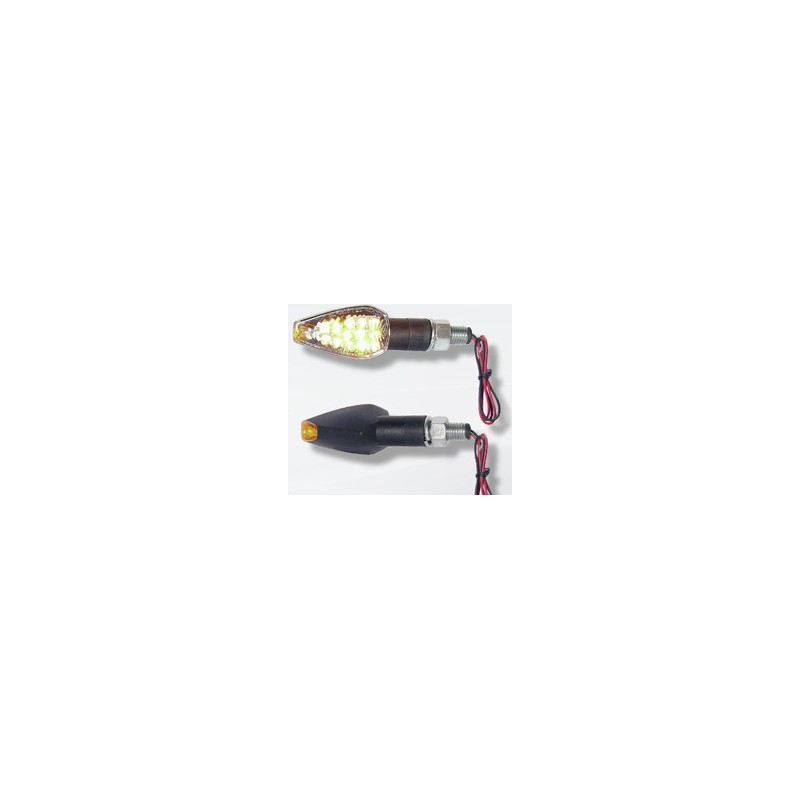 Far Tuning Style led indicator Road legal Black ( 1 pair)