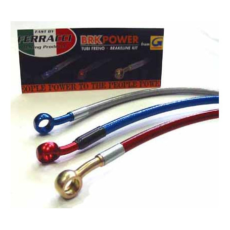 Brake Hose Kit Fast by Ferracci by Goodridge Steel/Steel pour Honda VTR 1000 F 97-03