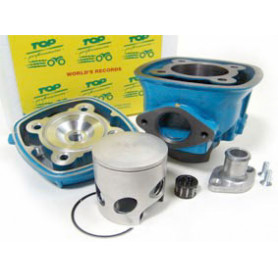 Top azzurro Due Plus Racing Guss 70 CC runner, nrg, zip sp, sr | MotoGM
