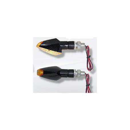 Intermitentes Tuning Style Far Homologado Led Carbon(2 piezas) | MotoGM