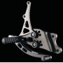 Kit commandes reculees Lightech avec repose pied fixe pour Suzuki GSX-R 1000 07-08
