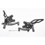 Kit commandes reculees Lightech avec repose pied fixe pour Suzuki GSX-R 1000 01-04, GSX-R 600 01-05, GSX-R 750 00-05
