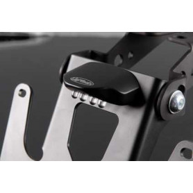 Luz matrícula Lightech PTLA2 Led homologado in aluminio nera para … | MotoGM