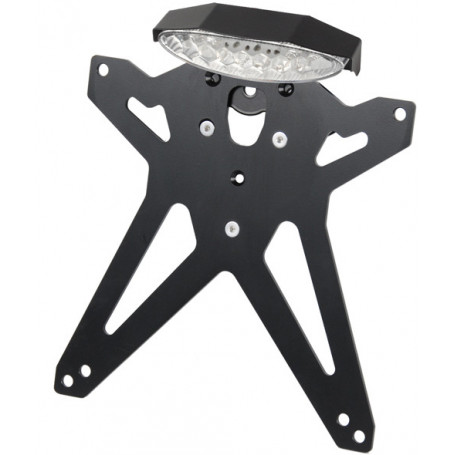 Support de plaque reglabe Lightech avec feu arrière a Led intégré pour Honda CBR 600 RR 07-11