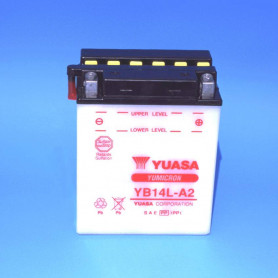 Batterie Yuasa YB14L-A2 14 A, positiv DX | MotoGM