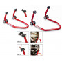 Rear whit support + Front Wheel Stands