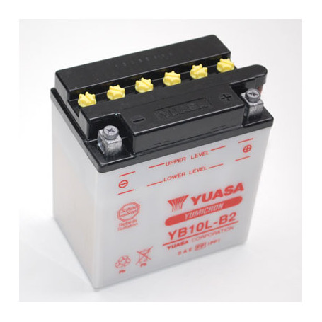 Yuasa Battery YB10L-B2 11 A, Right polarity for Suzuki GS 500 01-, GSX 600 F 88-98