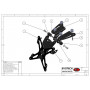 Support de Plaque Réglable Evotech pour Ducati Streetfighter