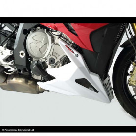 Motorschutzpuffer Powerbronze in ABS schwarz für BMW S1000R