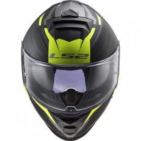 Helm Motorrad LS2 FF800 Storm schwarz matt gelb fluo | MotoGM