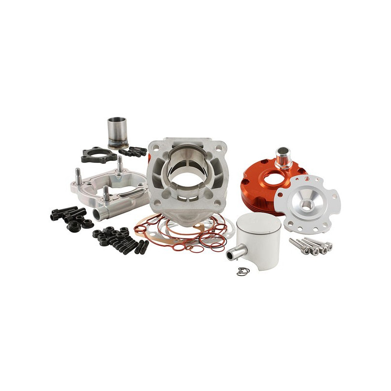 Gruppo Termico Stage6 BigRacing 77 Cc Alluminio – Cilindro Per Minarelli AM6, 50 Mm, Pistone Vertex, 23 CV E 13 Nm Al Banco
