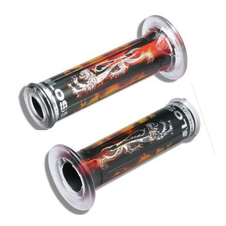 Poignèes Malossi hole ends (1 paire), longueur 120 mm