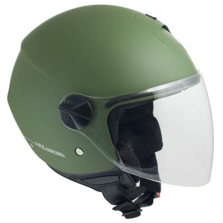 Jet Helmet CGM Florence 107A green mat