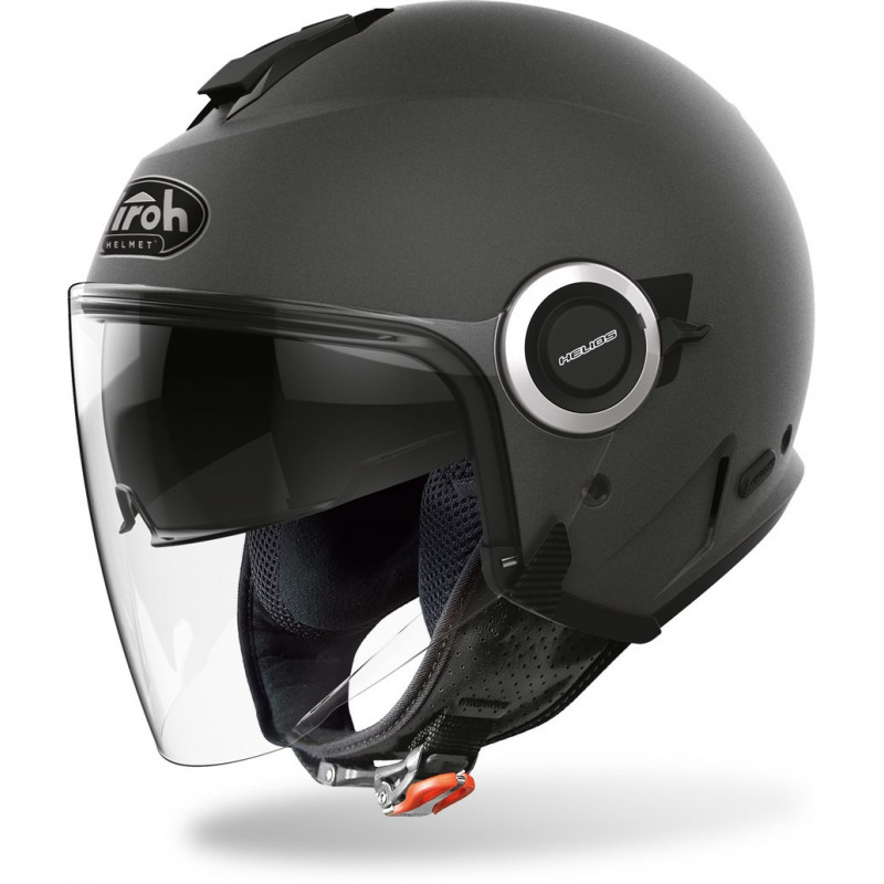 Casco jet airoh helios Antracite opaco
