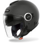 Casco jet airoh helios Antracite opaco