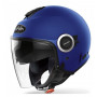 casco jet airoh helios blu opaco