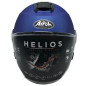 Casco jet airoh helios azul opaco