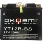 Batterie Okyami YT12B-BS 12V 10A Batterie Okyami YT12B-BS 12V 10A
