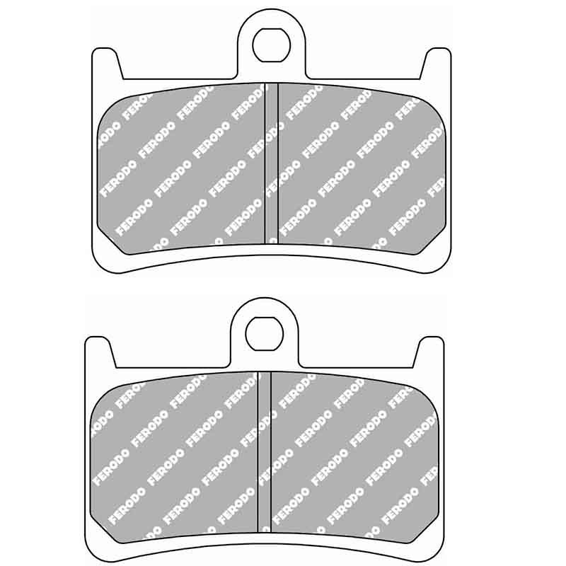 Pastilla de freno delantero Yamaha TMAX 530, R6 99-06, MT-07, MT-09, FZ8, FZ6, FZ1, R1 98-01