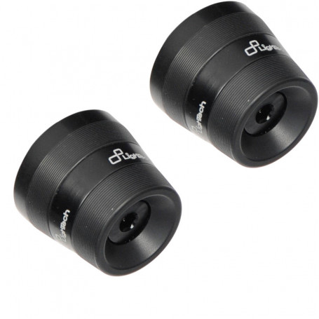 Embouts de Guidon Lightech Bicolor Yamaha TMax 03-20,XMAX 400,TDM 900,Fazer 600/1000,MT-09,MT-07,XSR 700