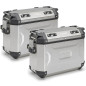 Pair Valigie side-case Aluminium Kforce 37 ltr Monokey Cam Side