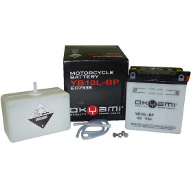 Batterie YB10L-BP Okyami potenziata 11A | MotoGM
